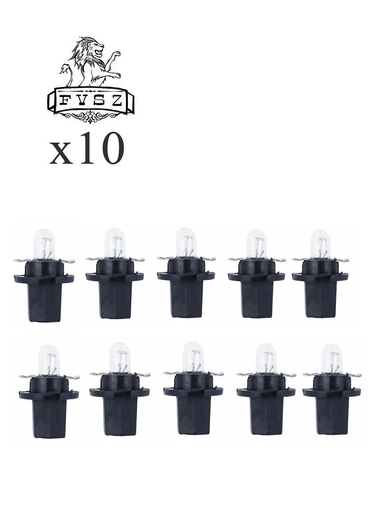 10Pcs T5 14V 1,4 W для Audi Santana автомобильный инструмент светильник лампа инструмент светильник желтый светильник лампы-черный