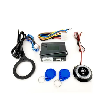 

12V Car Engine Push Starts Button RFID Ignition Starter Keyless Engine Starts Stop System Push Button Starts Stop SQ9002X