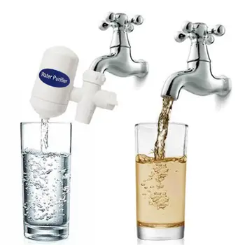 

Water Filter Tap Faucet Water Cartridge Faucet Replacement Kitchen Purifier Home with Ceramic Filter Cartridge