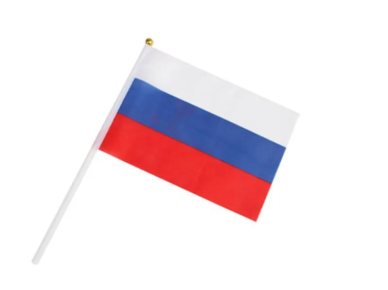 SPNVEBH 90150cm Russia Flag Banner Handmade Party Bar RU Stripe Pennant Home Party Decoration Supplies CPE01
