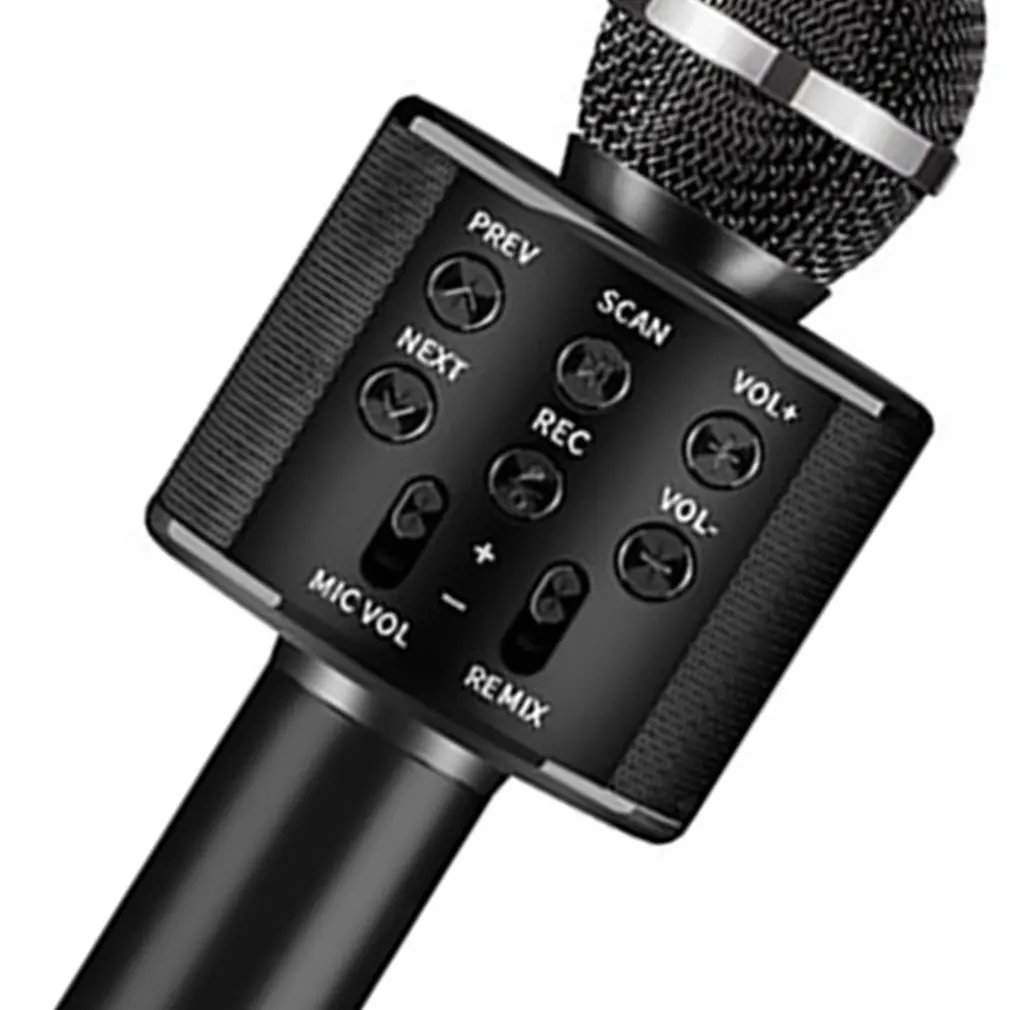 Bluetooth KTV беспроводной ручной микрофон для караоке USB плеер динамик Портативный