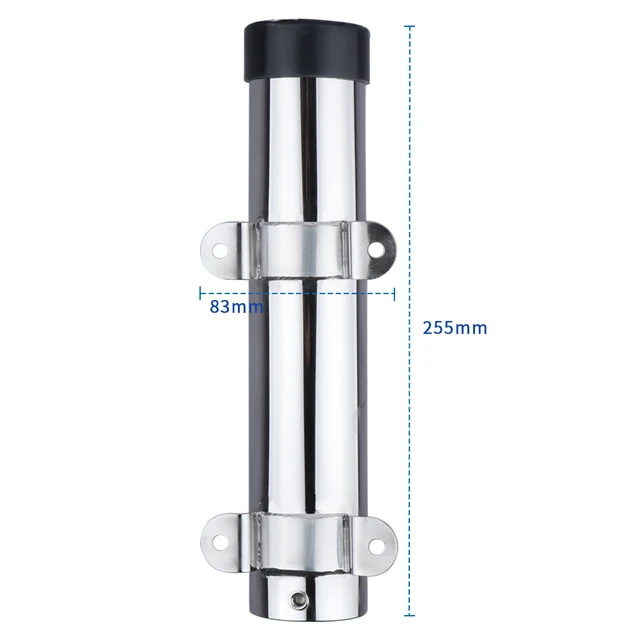 2 pieces 10 long side mount fishing rod holder stainless steel