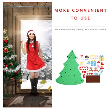 

Diy Felt Christmas Tree Intellectual Development Shopping Mall Hotel Home Christmas Decoration Christmas Tree