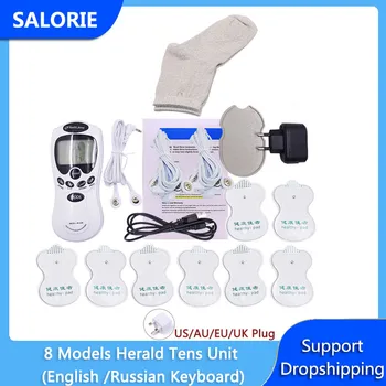 

8 Models Electric Pulse Dual Channel Tens Unit Body Massage Digital Therapy Machine Acupuncture Electrical Muscle Stimulator