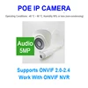 JIENUO POE IP Camera 1080P HD Cctv Security Surveillance Built-in Microphone Night Vision Infrared Video H.265 AI Dome Home Cam ► Photo 3/6