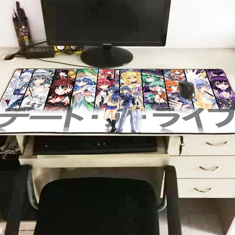  90x40cm/30X60CM XL Japan Anime Date A Live Large Cute Girl Mouse Pad Mouse Pad Gaming Mousepad Desk