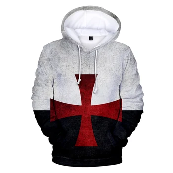 

Aikooki New Knights tenmplar 3D Hoodie sweatshirts Men/women/kids Fashion Casual Knigts tenmplar 3d hoody Boys/girls Outwear top