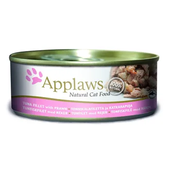

Applows canned food for cats with tuna fillet and shrimp 0,156 kg x 8 PCs
