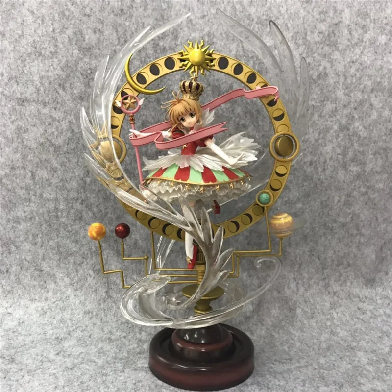 Captor KINOMOTO SAKURA 15th anniversary Deluxe Edition Статуэтка из ПВХ фигурка модель игрушки X4101