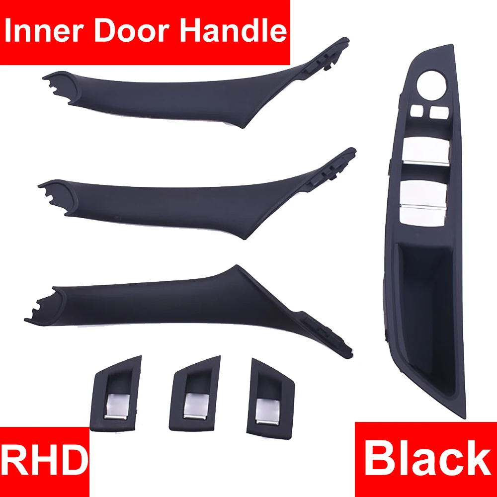 SPECIAL OFFERS Cheap SPECIAL PRICE 4 7PCS Set Right Hand Drive RHD For
BMW 5 Series F10 F11 520 525 Black Wine Car Interior Door Handle Inner
Panel Pull Trim Cover Limited