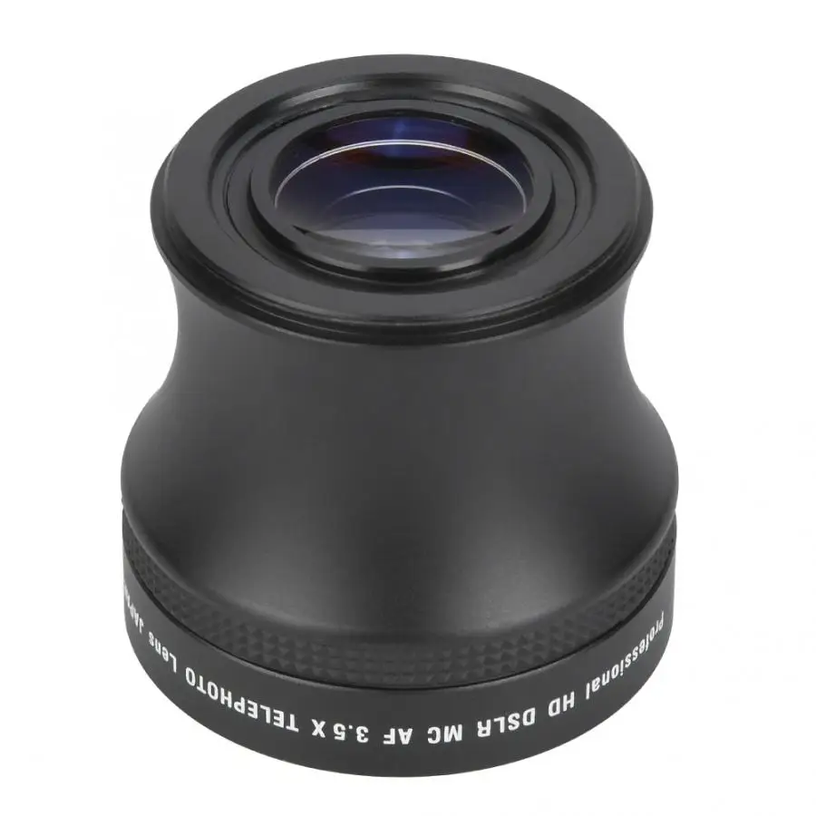 58 мм 3.5X универсальный металлический Телеконвертер телеобъектив DSLR камеры аксессуар
