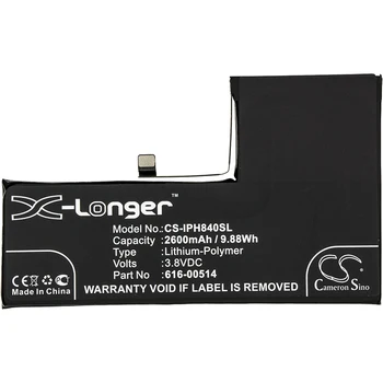 

Cameron Sino 2600mAh Battery For Apple A1920,A2097,A2098,A2099,A2100,iPhone 11.2,iPhone Xs,616-00514