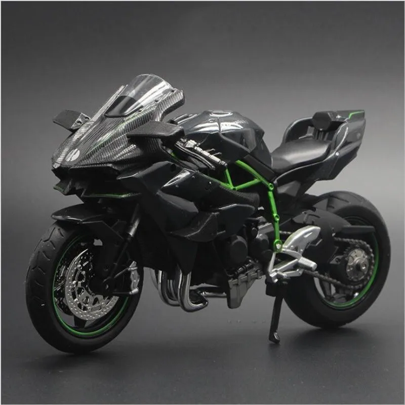 

Alloy 1:12 simulation motorcycle model kids toys pull back sound light vehicles home decoration Christmas birthday gifts