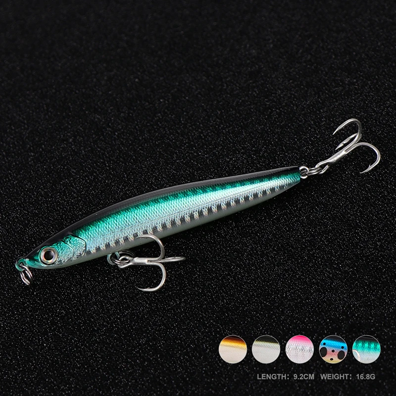 Cat Claw 3D Eyes Fishing Lure 16.8g 92MM Long Casting Pencil Stick Hard Bait Fishing Lure Floating Artificiais Spray Tackle 402P