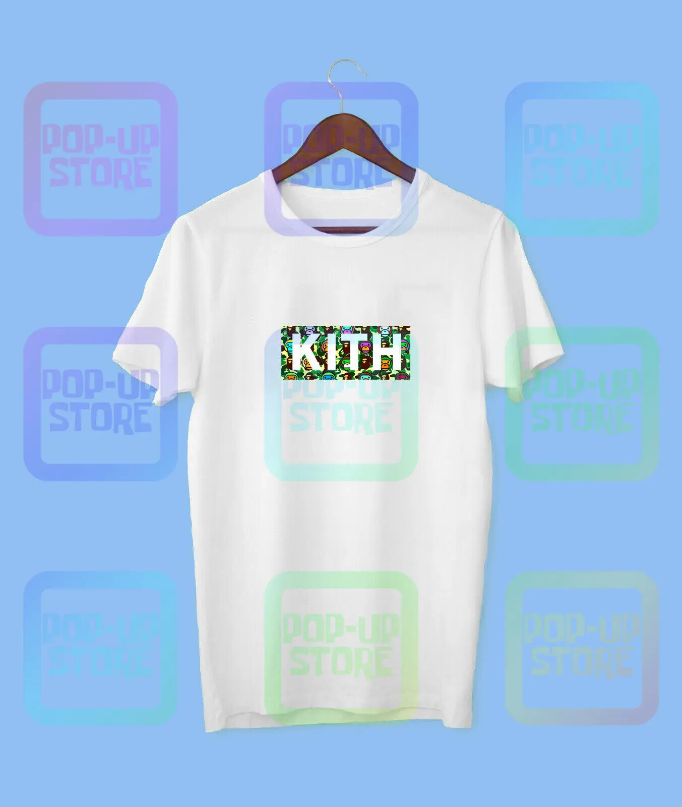 Kith Classic Bogo футболка Ронни фиг хлопковая Футболка с логотипом 2021 унисекс размер S-3Xl
