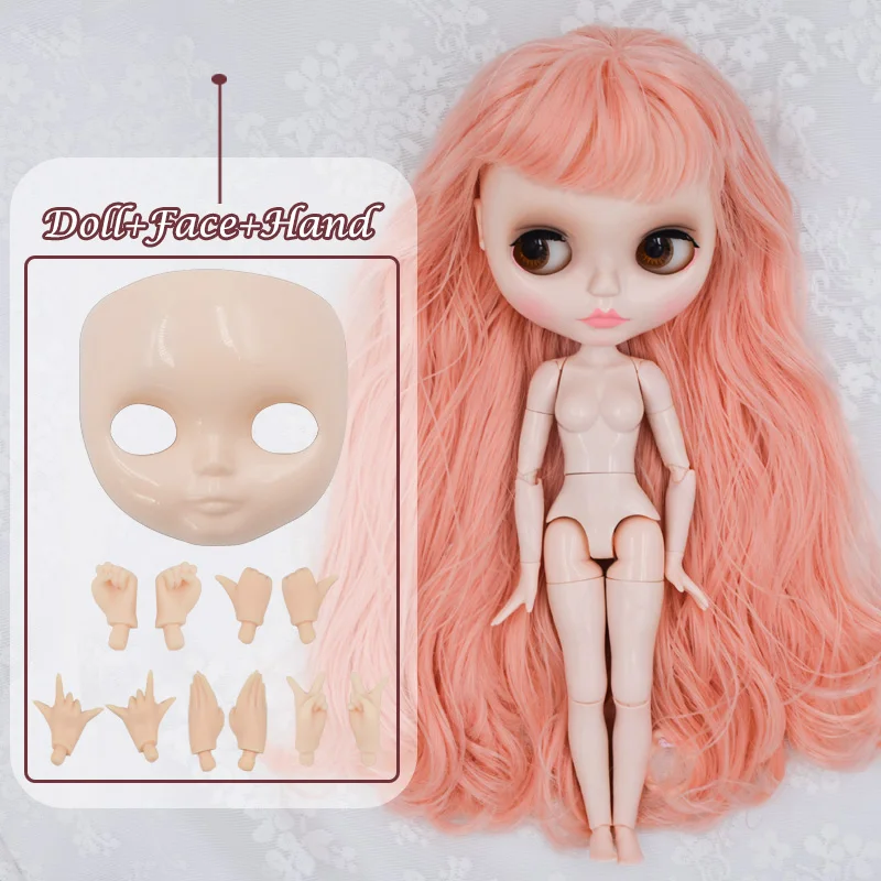 Neo Blyth кукла NBL Заказная блестящее лицо, 1/6 BJD шарнирная кукла Ob24 кукла Blyth для девочки, игрушки для детей YM04 - Цвет: FHYM10