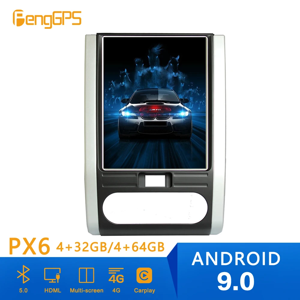 

Android 9.0 Tesla Style Car Radio Vertical Screen For NISSAN X-TRAIL Qashqai 2007-2014 GPS Navigation Recorder Multimedia