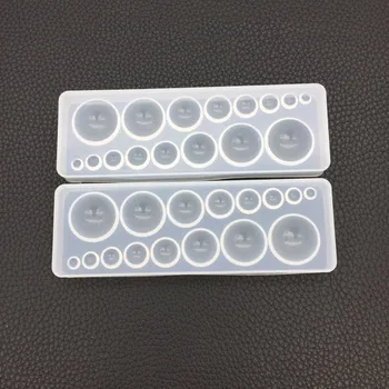 

1Pcs DIY Crystal Epoxy Resin Molds Time Stone Crafts Round Handmade Cake Fondant Chocolate Jewelry Tools