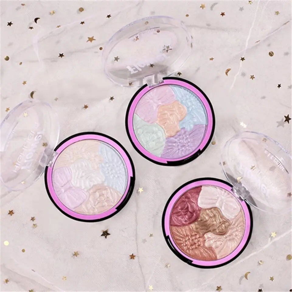 

Face Shimmer Brightening Highlighter Illuminator Makeup Base Contouring Concealer Bronzer Glow Silver Pink Gold Cosmetics