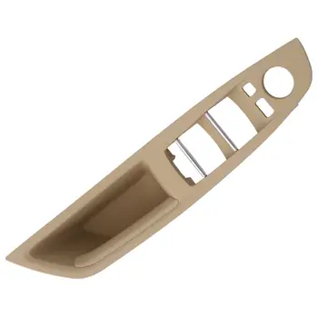 

For Bmw 5 Series F10 F11 F18 Door Inner Handle Left Front Door Interior Door Panel Driver'S Seat Button Switch Frame Storage Box