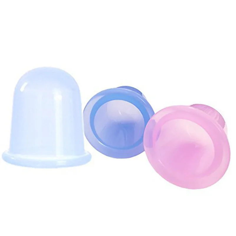 Silicone Jar Vacuum Cans for Massage suction Cans anti cellulite Cups Chinese Suction Cups Set Health care