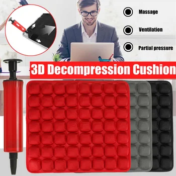 

1pc Seat Cushion Back Cushion 3D Soft Breathable Airbag Relaxation Decompression Massage Pad Pillow for Home Office Car Chair