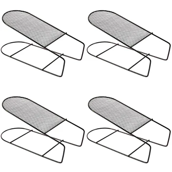 

Iron Double Shoe Rack Cabinet Stretcher Wardrobe Shoe Storage Organizer Shelves Stand for Footwear Home Storage Supplies A10