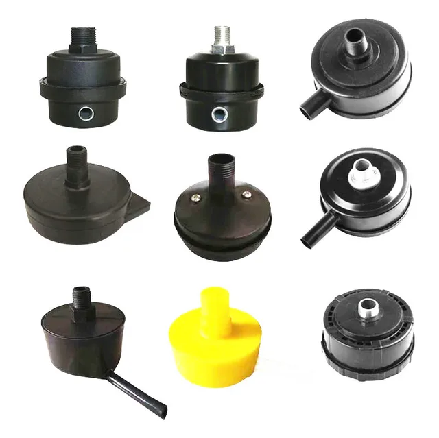 오일리스 공기 압축기 흡입용 소음 감소 필터