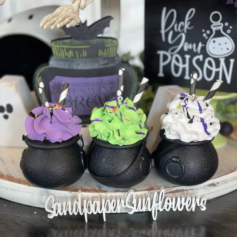 5pcs Trick or Portland Mall Treat cake Candy Wizard Halloween box Witch happy Super special price