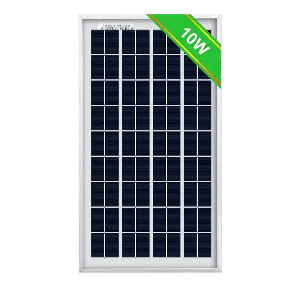 ECOWORTHY Горячая Высокое качество 10 Вт 18 в солнечная панель солнечный модуль для 12