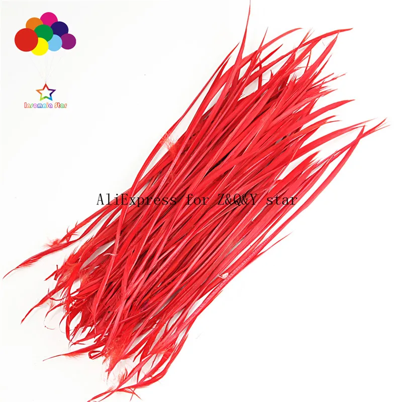 50-200 goose monofilament feather 15-20CM dyed big red DIY craft accessories feather