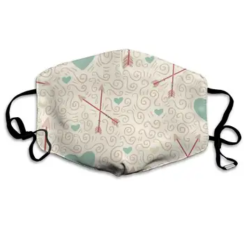 

Hearts Arrow Unisex Mask Indoor Outdoor Cycling Camping Travel Windproof Sun Anti Dust Mask Mouth with Adjustable Ear Loops