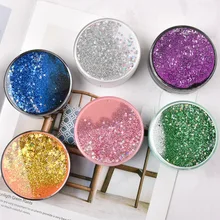 1PC Lens Container Contact Lens Case Flowing Sequin Cute Lens Box Women Girls Portable Box for Lenses