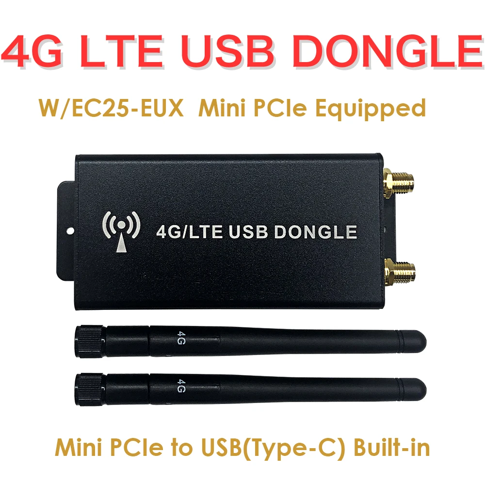 Адаптер 4G LTE со слотом для SIM-карты FDD стандартная версия мини-адаптер PCIe-USB(Type-C) |