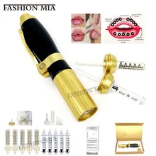 2 в 1 мезотерапия гиалуроновая ручка 0,3 мл и 0,5 мл Регулируемый наполнитель для губ Гиалуроновая кислота ручка распылитель антивозрастной пистолет против морщин Подтяжка