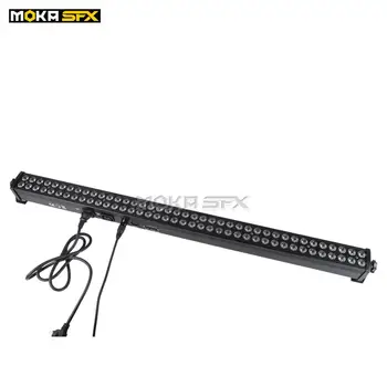 

4pcs/lot NO TAX LED Wash Light Bar 80x0.5W Stage Wash Wall Light DMX Christmas Lights for Dj Nightclub Disco RGB Stage Light Bar