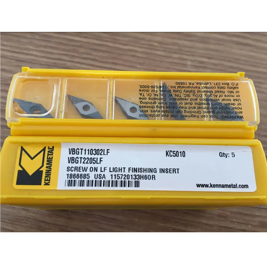Kennametal TNMG160408MP KC5010 TNMG332MP KC5010 CNC Carbide inserts 10Pcs New