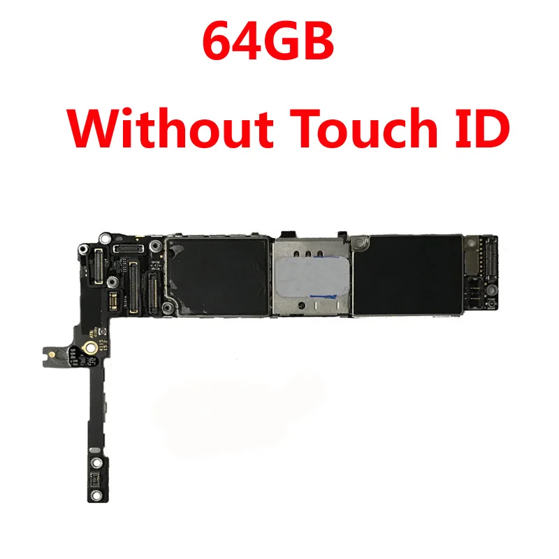Системная материнская плата IOS для iPhone 6S Plus оригинальная материнская плата с/без touch ID, для iPhone 6S P 64GB разблокированная материнская плата - Цвет: 64GB-NO Touch ID