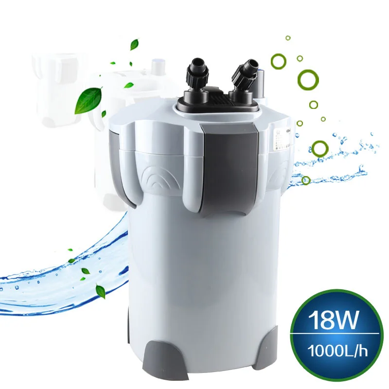 hw-404b uv germicidal lamp multifunctional Energy Saving 55W 2000L/h UV Sterilizer Filter External Aquarium Filter
