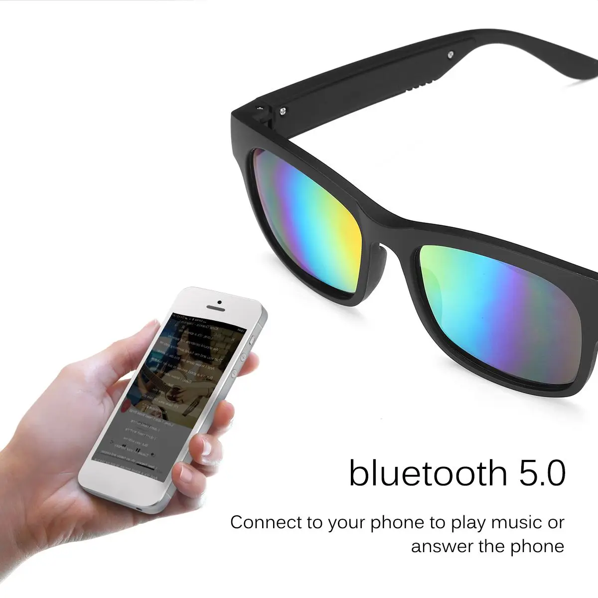 Смарт bluetooth Стекло es костной проводимости bluetooth Смарт спортивные наушники Солнцезащитные очки es bluetooth очки для вождения Аудио гарнитура стекло