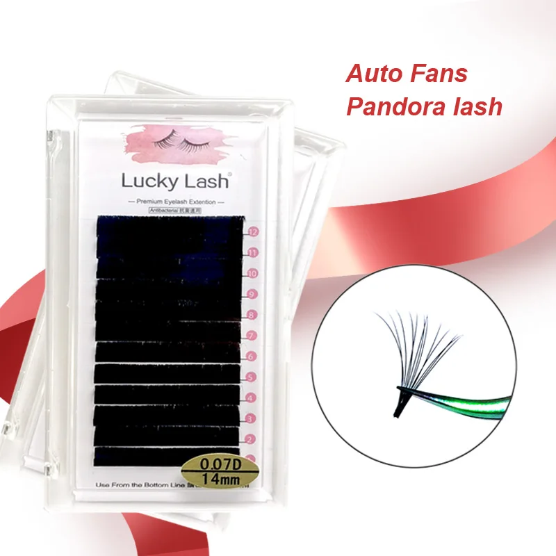 Eyelashes Makeup Eyelash Extension, Auto Bloom Fans Eyelash volume Lashes High Quality Natural Camellia Beauty