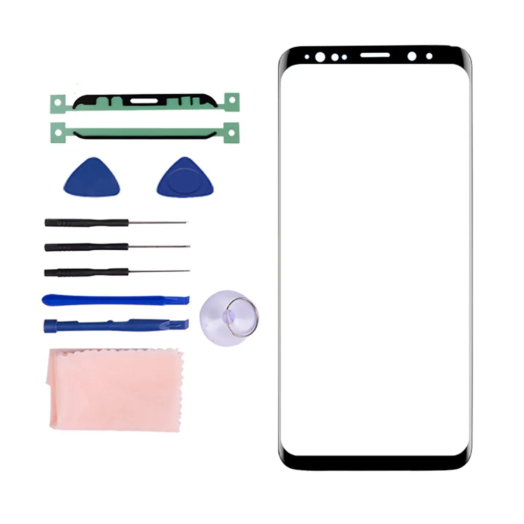 Подходит к Samsung Galaxy S9+ Переднее стекло на экран Замена объектива Ремонтный комплект чехол для телефона защитный чехол включает в себя# G30