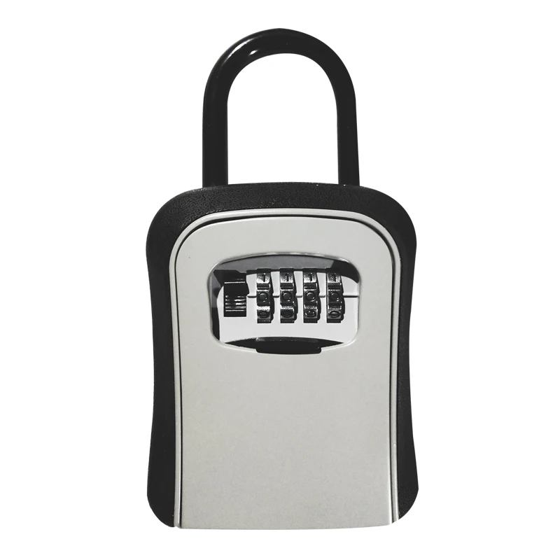 Открытый сейф с ключом Крюк Тип ключи коробка для хранения замок Пароль замок сплав сталь Материал ключи безопасности Органайзер коробки