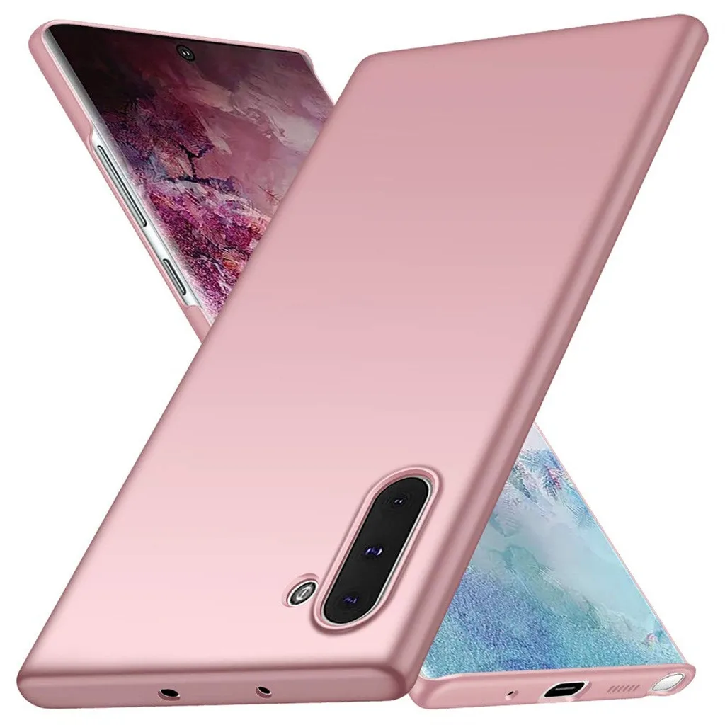 Для samsung Galaxy Note 10 6,3 Чехол Жесткий ПК Тонкий матовый чехол для samsung Note 10 Plus 6,8 роскошные чехлы для телефонов Fundas