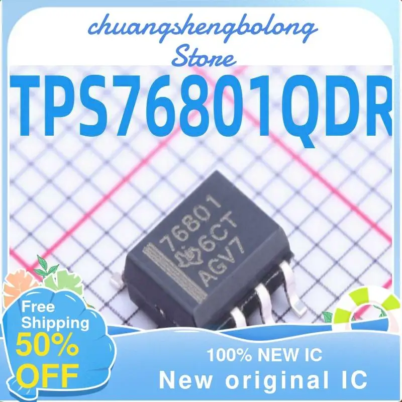 

10PCS TPS76801 TPS76801QDR 76801 SOP8 New original IC