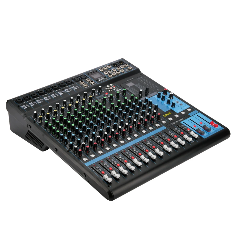 

MG16 16 channel professional mixer console mixer mixing console usb for church stage night club studio recording