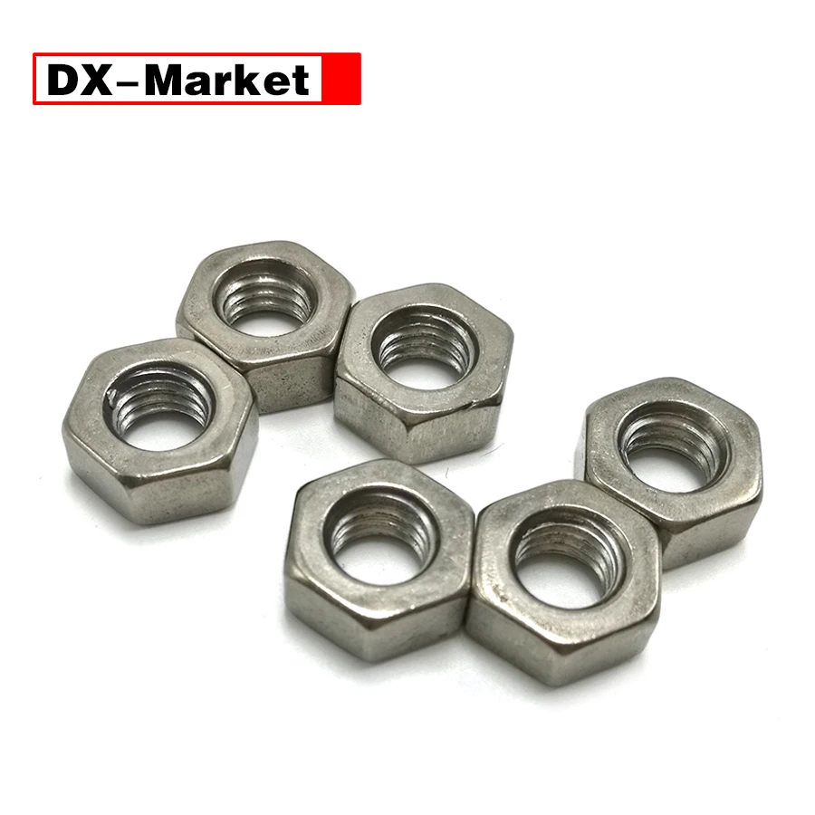 

M1-M24 TA2 Titanium Nut , GR2 Titanium Fasteners ,E016