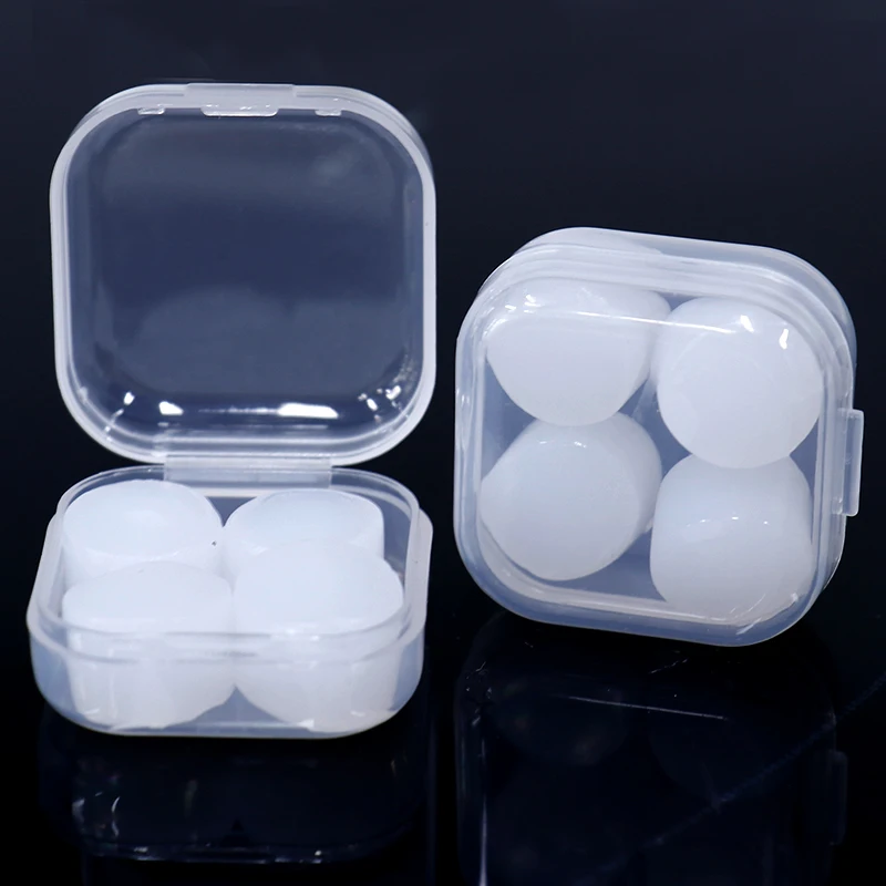 Soft Silicone Earplugs White Noise Reduction Soundproof Earplug Waterproof Swimming Accessories Ear Plugs for Sleep 16/ 8Pcs foam earplugs silicone earplugs