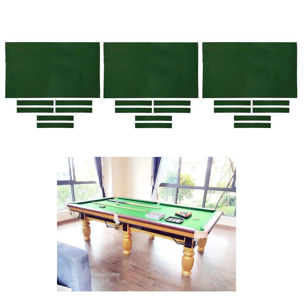 POOL TABLE 9FT GREEN SPEED CLOTH BED /& CUSHIONS**