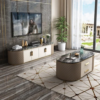 

luxury modern italian living room furniture coffee table and tv stand set